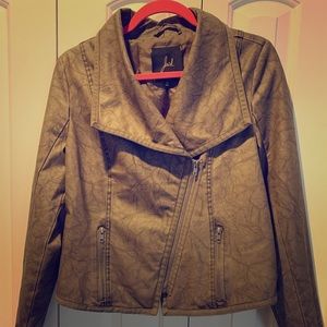 Jack Faux Leather Jacket